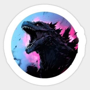 godzilla Sticker